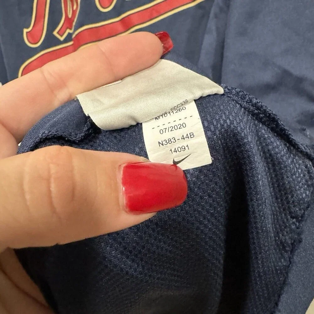 MLB Twins Jersey Style Shirt‎ Mens League Nike Medium Blue Short Sleeve #16